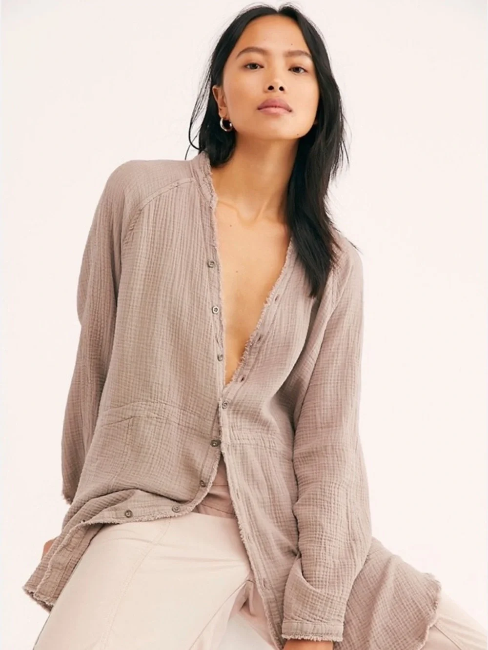 Free People We The Free Summer Daydream Button Down